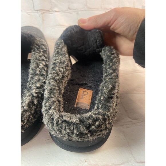 Dearfoams Men’s Clog Slippers Large 11–12 Dark Gray Memory Foam Indoor Outdoor - Picture 12 of 16